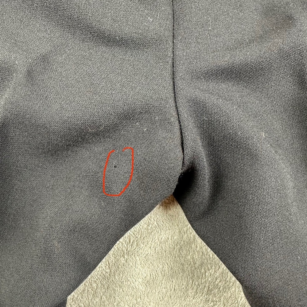 VTG 90s Carlisle 100% Wool Pants Women's 6 Black‎ Lined Side Zip Career Preppy - Picture 14 of 14